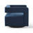 Booth Performance Velvet Swivel Armchair-247504647