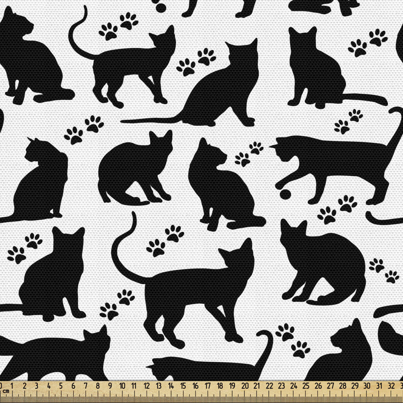 Tissu pour chat Ambesonne, l 58 po x L 72 po