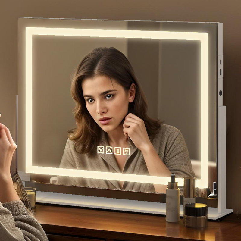 Aldrena Iron Rectangle Floor Mirror