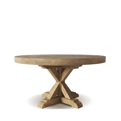 Kosi Teak Round Solid Wood Dining Table