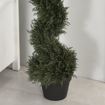 Cèdre artificiel 35,5 "en pot
