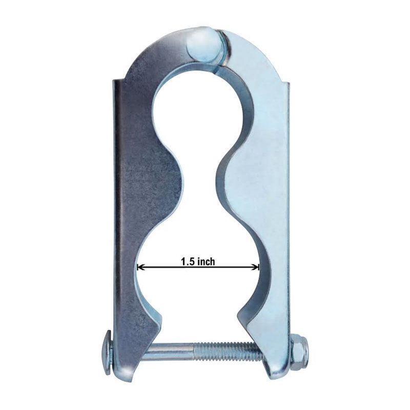 Machrus Upper Bounce Trampoline Enclosure Hardware, Hinge Clamp connector, Set of 16