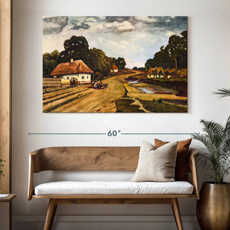 Paysage urbain d'Ukraine à Alvord, H 34 po x l 51 po
