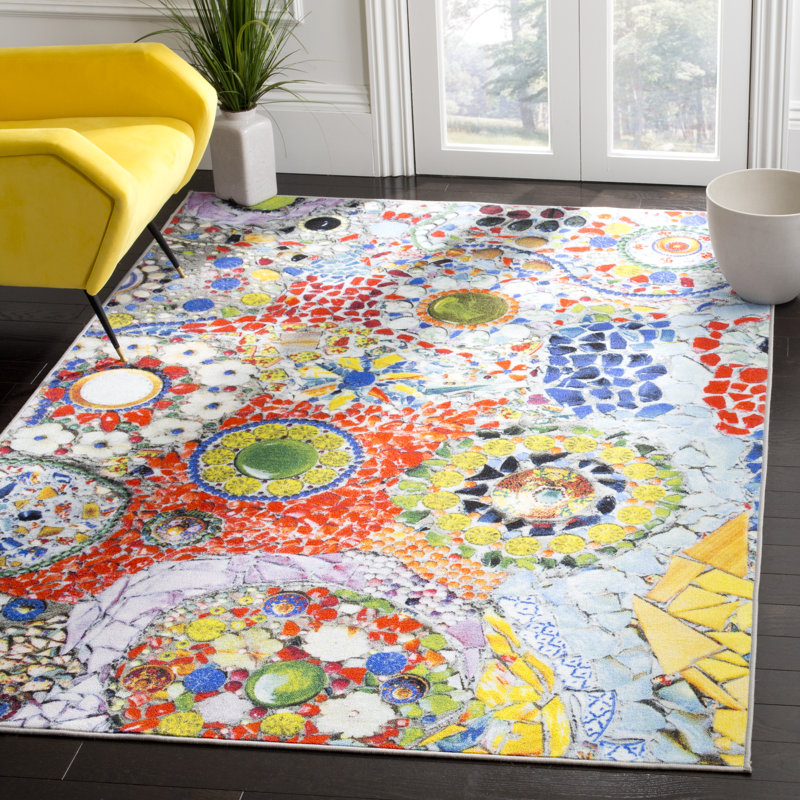 Tapis géométrique Garner Performance, Rectangle 8 pi x 10 pi