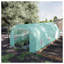 Serre tunnel Outsunny 6 m x 3 m avec fenêtres et porte enroulables, ensemble de serre de jardin à structure en acier robuste