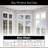 Hrishaan Adjustable Bay Window Single Curtain Rod-898936628