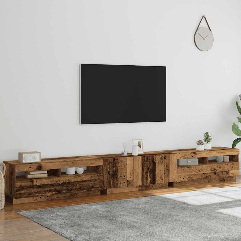 Dayven TV Stand for TVs up to 24", Reclaimed Wood