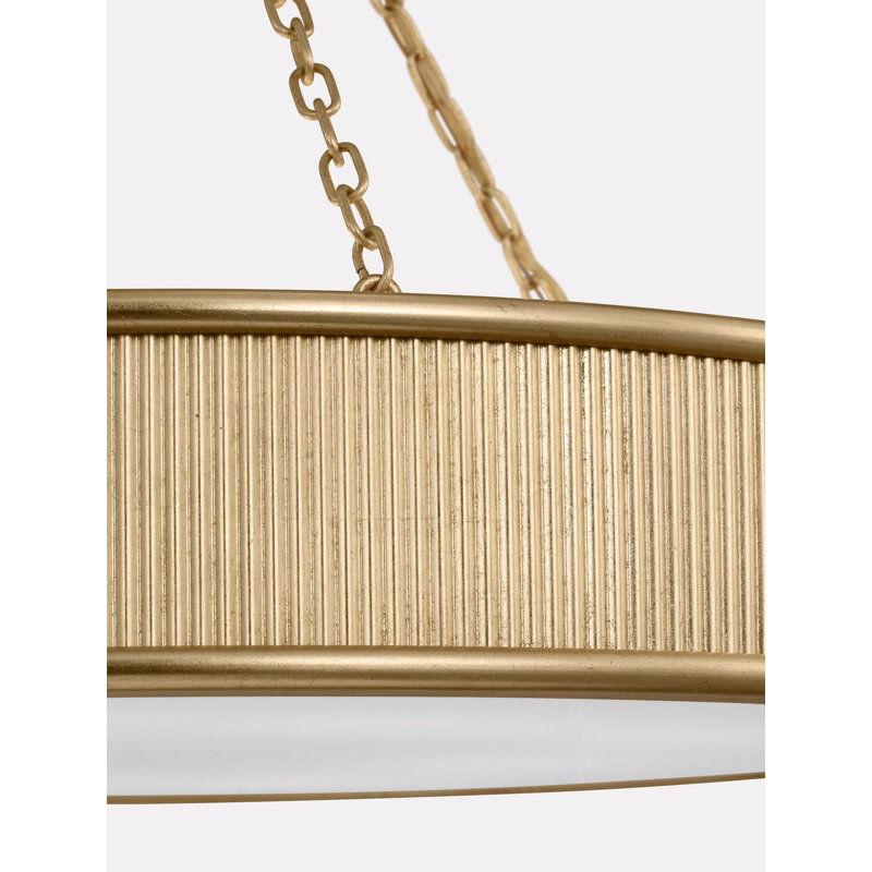 Ritz Chandelier, 4.5" H x 36" W x 36" D, 10, Gild
