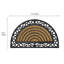 Alexiea Karina Heavy Duty Coir Door Mat Rubber Backed Non-Slip Rattan Entrance Door Mat W45 x L75cm