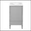 Meuble-lavabo moderne de 30 po avec lavabo en céramique, salle de bain blanche avec 3 tiroirs, armoire de rangement moderne en bois massif, idéale pour la maison-580562770