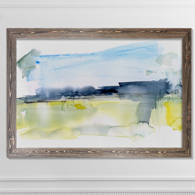 « paynes gray plains i » par paul cezanne-reproduction de photo encadrée