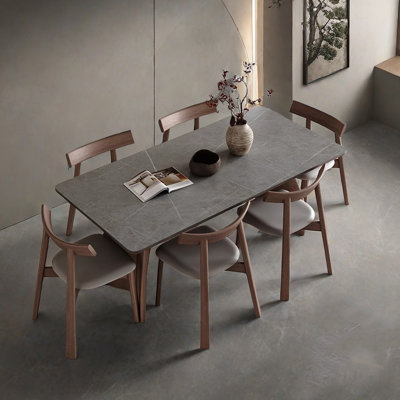 Modern Minimalist Rectangular Dining Table