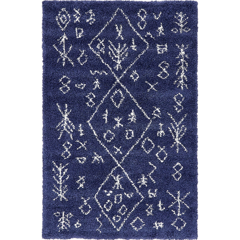 Southwestern Shag Area Rug, Rectangle 122 x 183cm