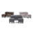Dover 44"W Upholstered 3-Piece Storage Ottoman Set with Extra Storage-2070321107