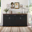 Buffet 63 "avec rangement cannelé avec rangement-763345097