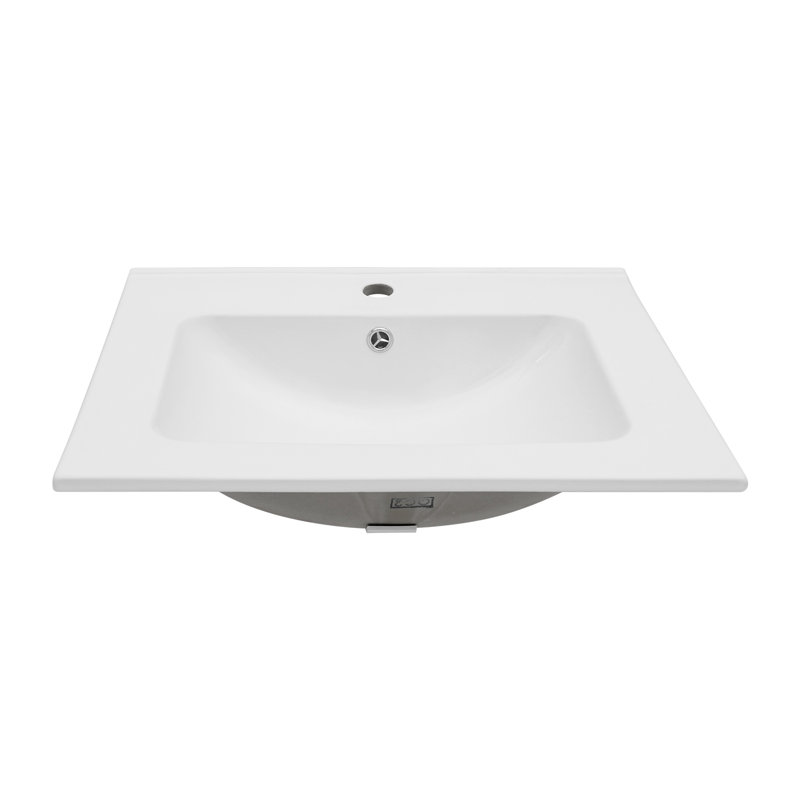 24'' Single Bathroom Vanity Top with Sink, Single