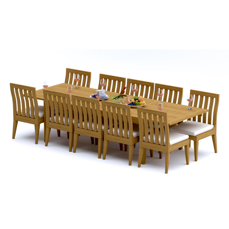 Ensemble repas extérieur pour 10 personnes Caranas