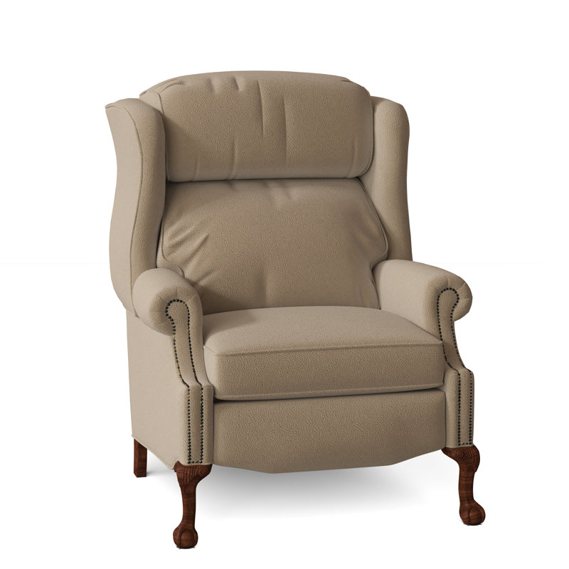 Maxwell Recliner, Rio Mineral Genuine Leather, Mahogany, Power