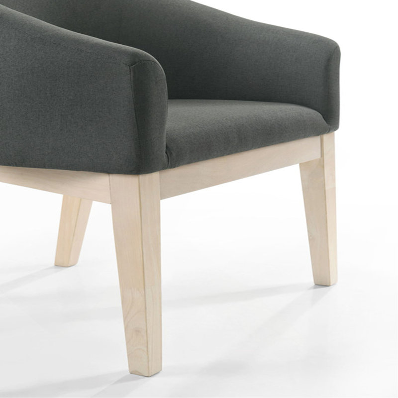 Ensemble de 2 fauteuils demi-tonneau l 23 po Orsola