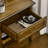 Vintage Coffee Table with Drawer and Open Shelf