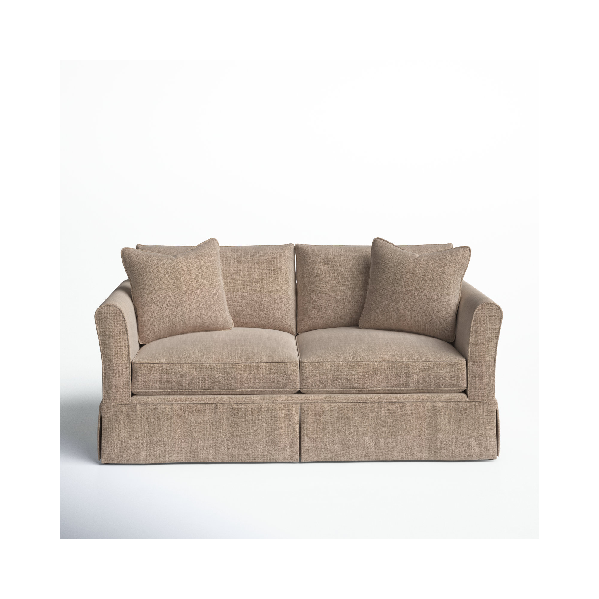Shelby 60'' Upholstered Sleeper Sofa, Conversation Linen