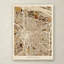 « portland oregon city street map ii », reproduction d’impression sur toile-1638993959