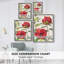 Hibiscus Glow II, reproduction encadrée - bois massif 49681-1287040431