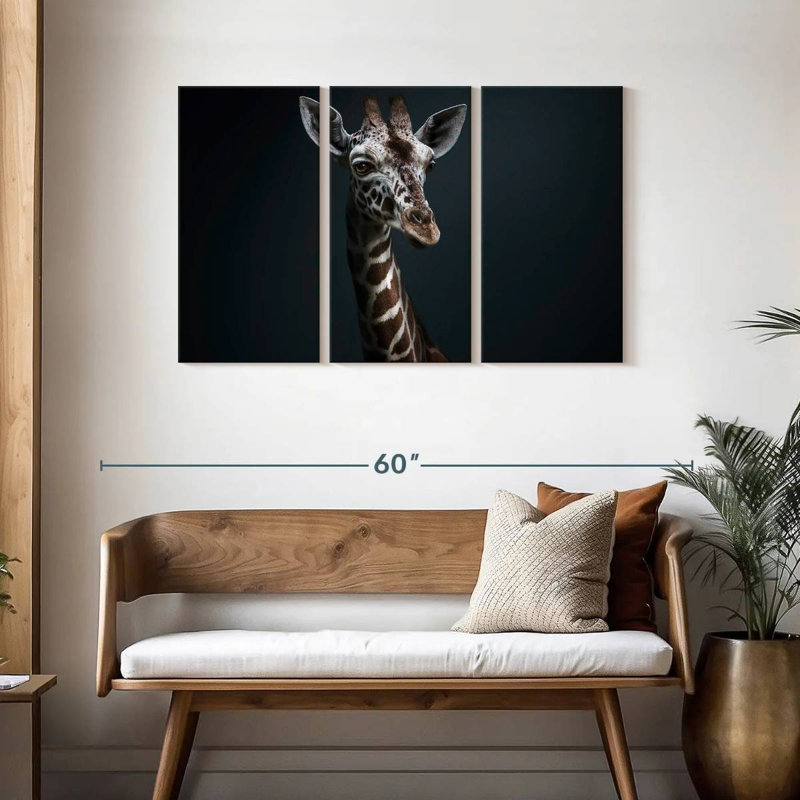 Girafe Brampt, H 28 po x l 45 po