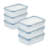 Easy Essentials™ Food Storage - Set of 6 Containers and 6 Lids