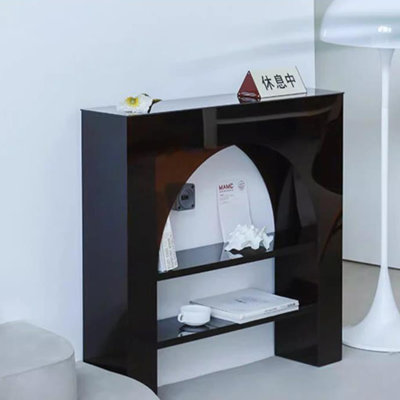 Nordic style fireplace-shaped console table