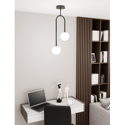 Darelene 2 - Light Matte Black Pendant