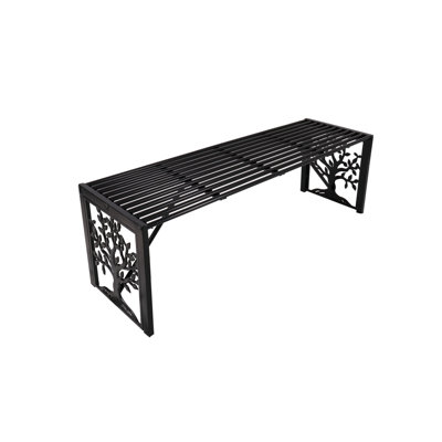 Tree of Life Iron Garden Bench