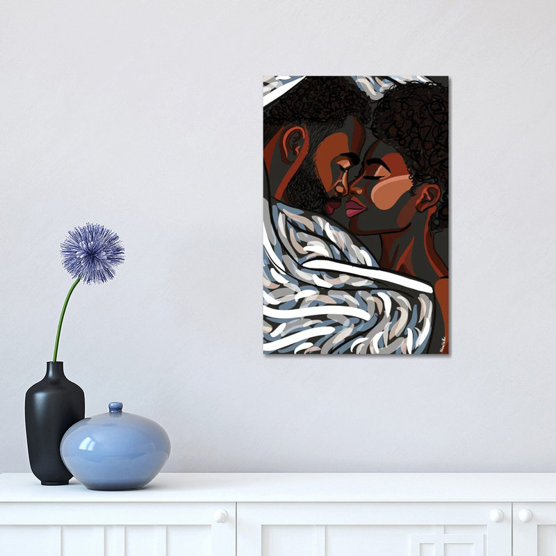 Love In The Dark by NoelleRx - Print on Canvas, Wrapped Canvas, 30.48 cm H x 45.72 cm W