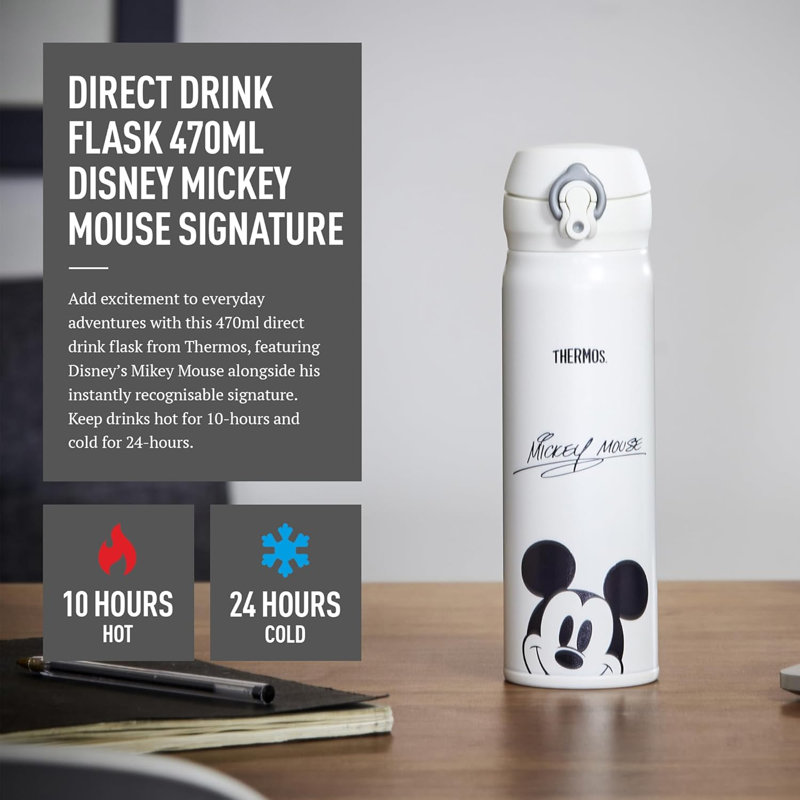Thermos Direct Drink Flask 470Ml Disney Signature