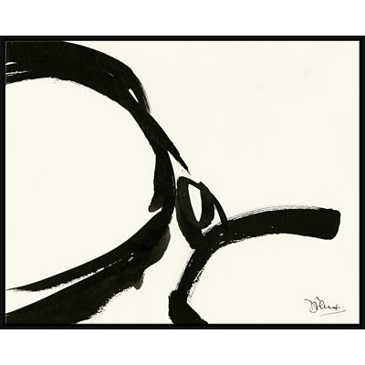 Homage To Kline II Giclee On Canvas by David Phoenix