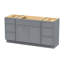 Base de meuble-lavabo simple 66 po seulement-98722038