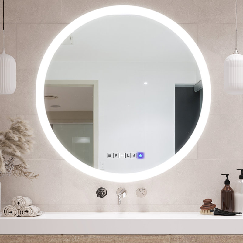 Andols Flat Wall Mirror, 28" x 28"