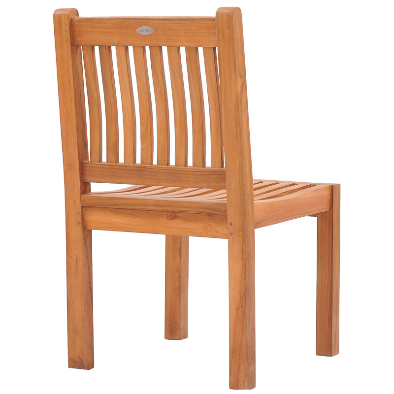 Catriona Outdoor Teak Dining Side Chair
