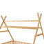 Lit de maison à plancher bas avec clôture et toit-617006133-617006134