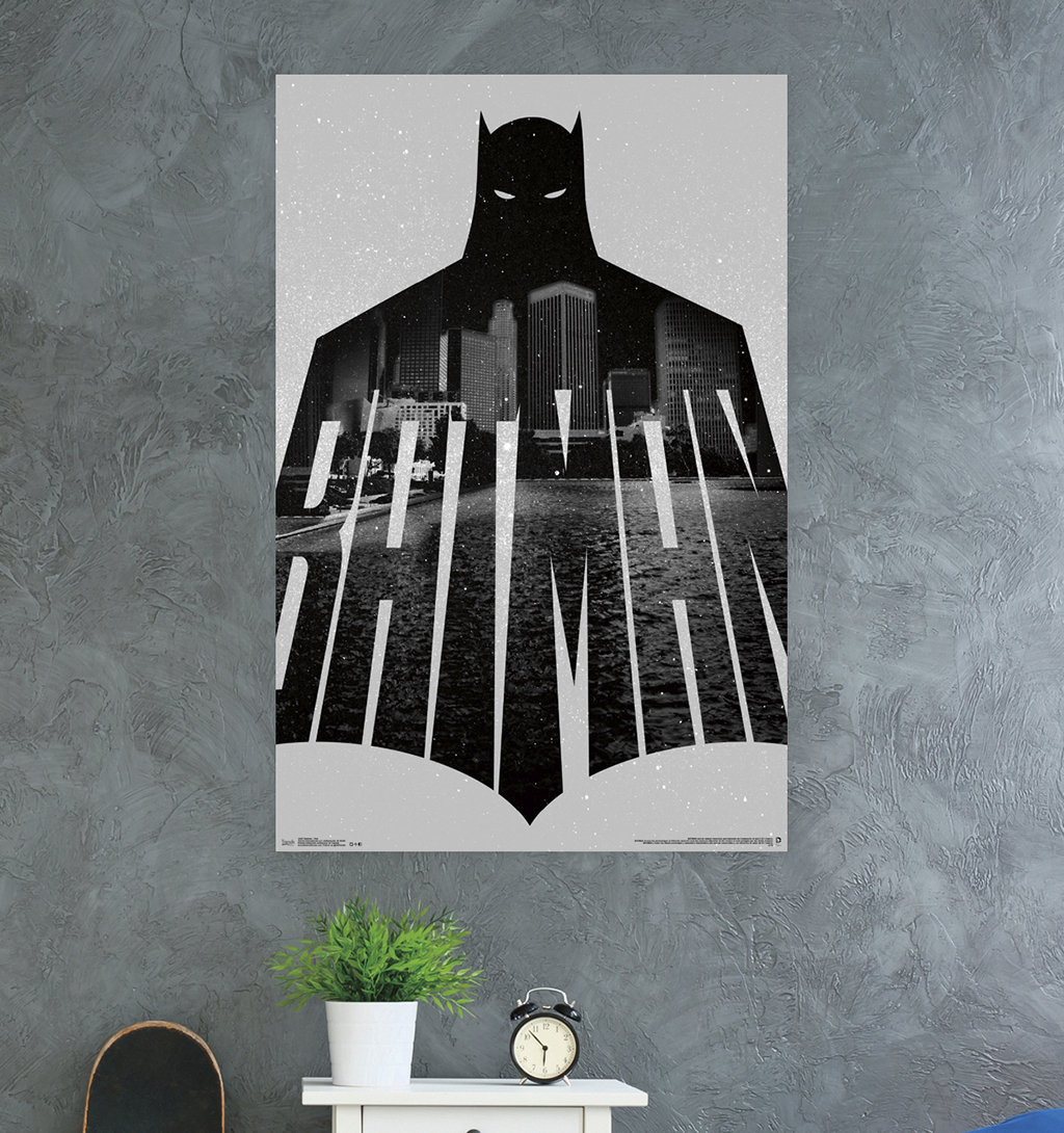 Trends International Batman - Text Paper Print | Wayfair