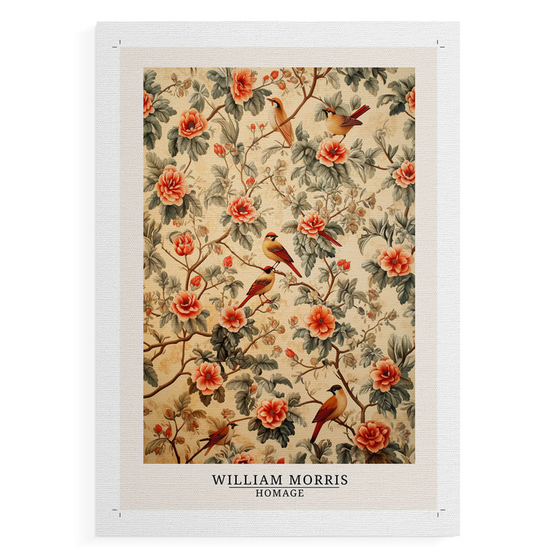 La série CCXL de William Morris - impression sur toile seulement - non encadrée, H 48 po x l 32 po
