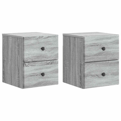 34.5cm W Manufactured Wood Bedside Table