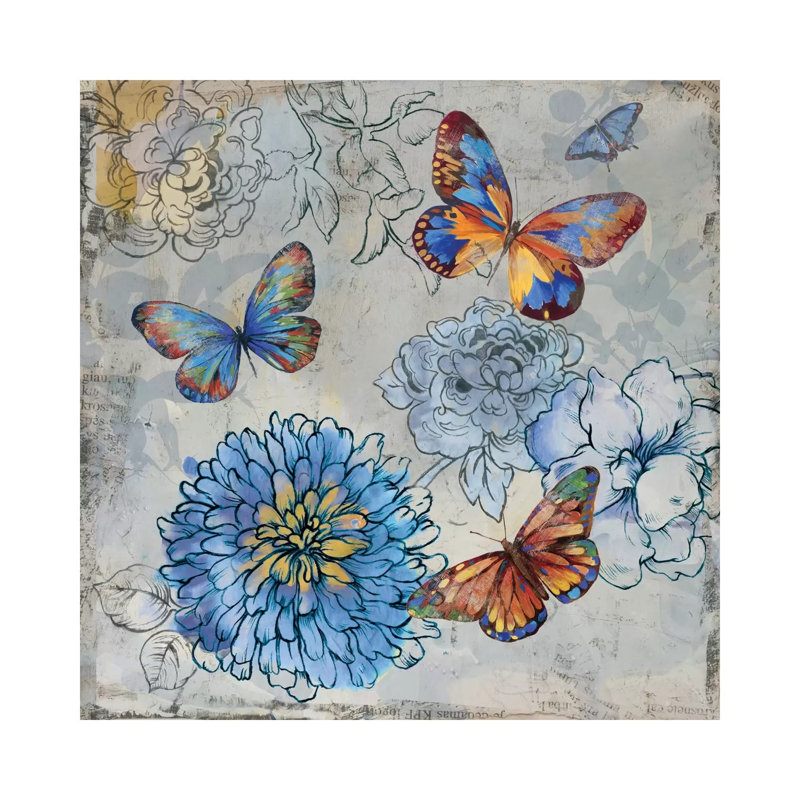 Gently - Wrapped Canvas Print, 93.98 cm H x 93.98 cm W x 1.91 cm D
