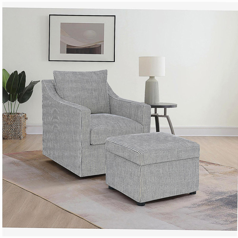 Fauteuil pivotant gris Merced