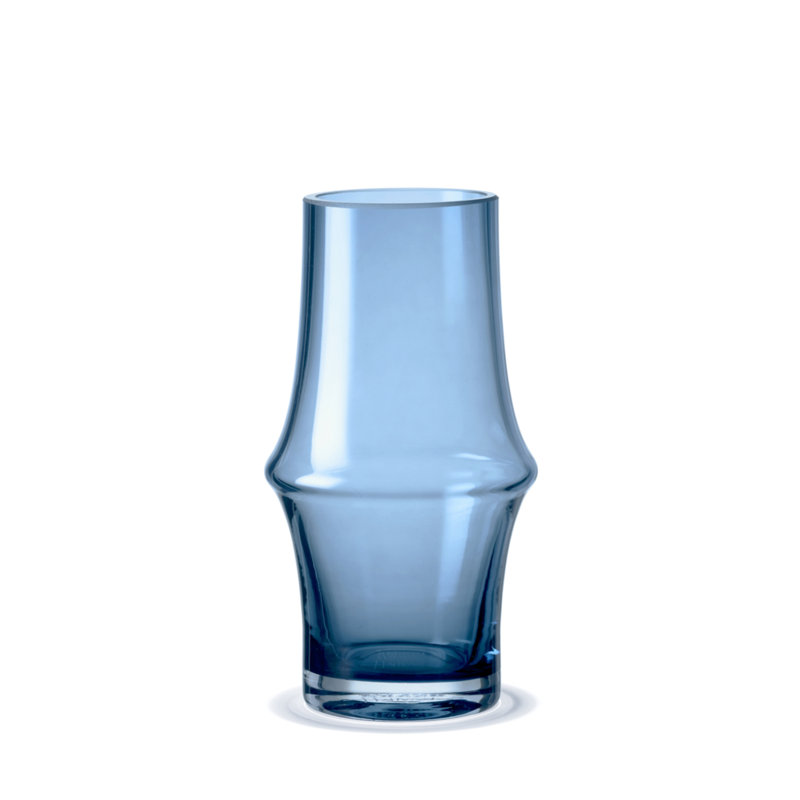 Arc Handmade Glass Table Vase, Dark Blue