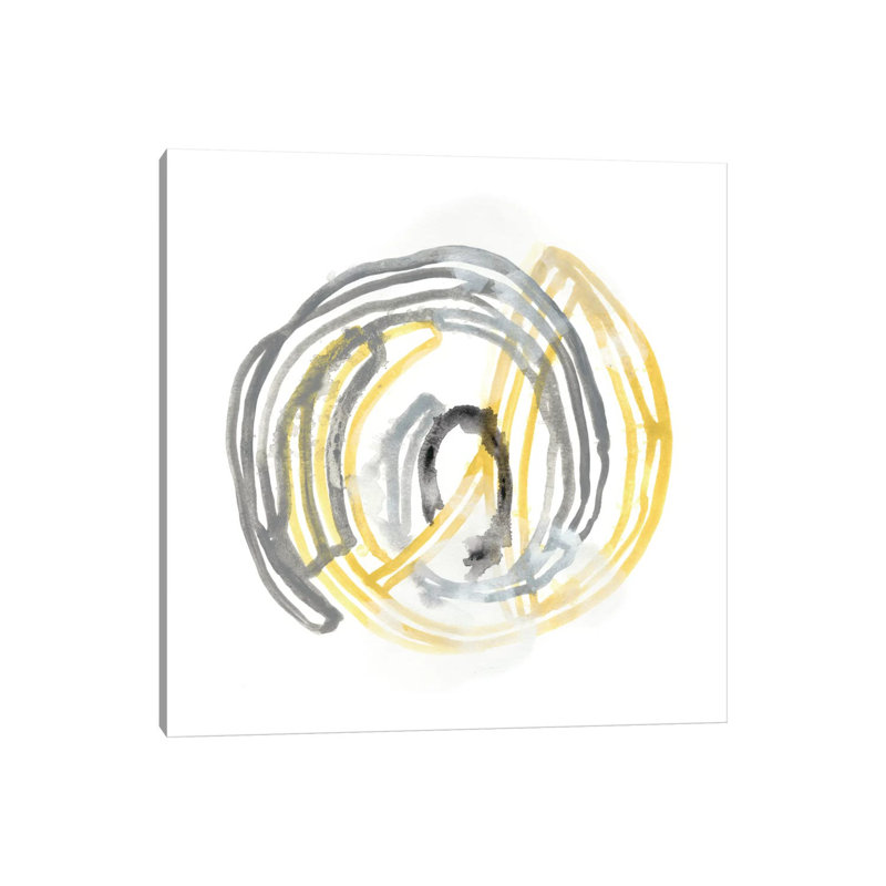 String Orbit III by June Erica Vess - Wrapped Canvas Painting, 30.48 cm H x 30.48 cm W