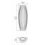 1 - Light LED Flush Mounted Sconce-68926967-99954474-99954482
