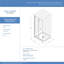 Aqua-Q Fold 36 W X 36 D X 76.75 H Frameless Square Shower Kit-64323325