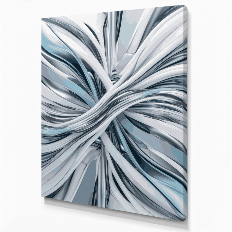 Art numérique sur toile, abstraction numérique 33, H 24 po x l 36 po