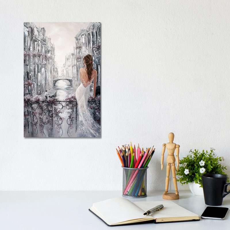 «Sweet Aroma, Venice Charm», reproduction d'art sur toile tendue
